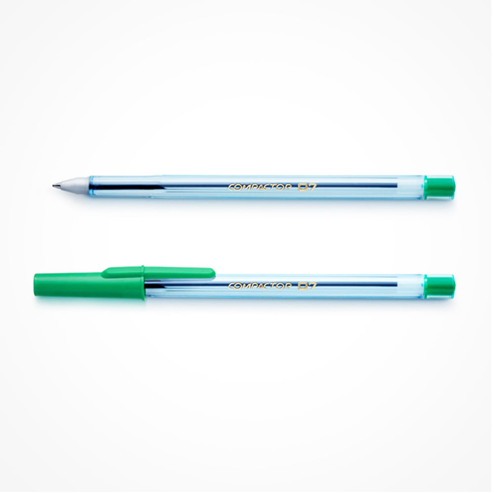 Caneta-Esferografica-0.7mm-Verde---Compactor Caneta-Esferografica-0.7mm-Verde---Compactor