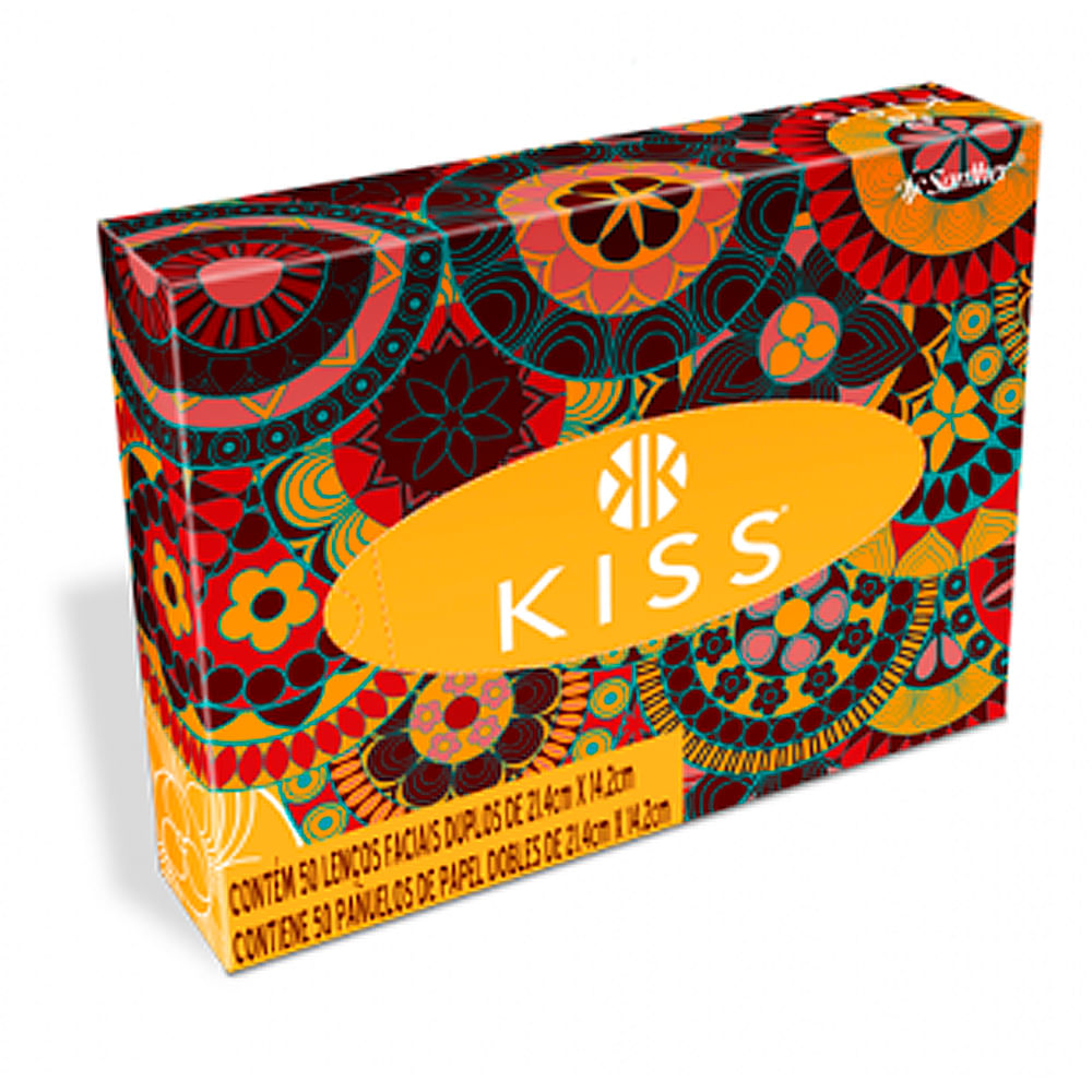 Lenco-de-Papel-50-Folhas-Modelo-5---Kiss Lenco-de-Papel-50-Folhas-Modelo-5---Kiss
