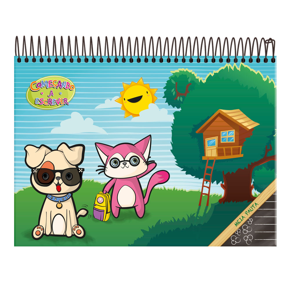 Caderno-Pedagogico-Capa-Dura-Espiral-40-Fls-Meia-Pauta-Comecando-a-Escrever---Foroni Caderno-Pedagogico-Capa-Dura-Espiral-40-Fls-Meia-Pauta-Comecando-a-Escrever---Foroni