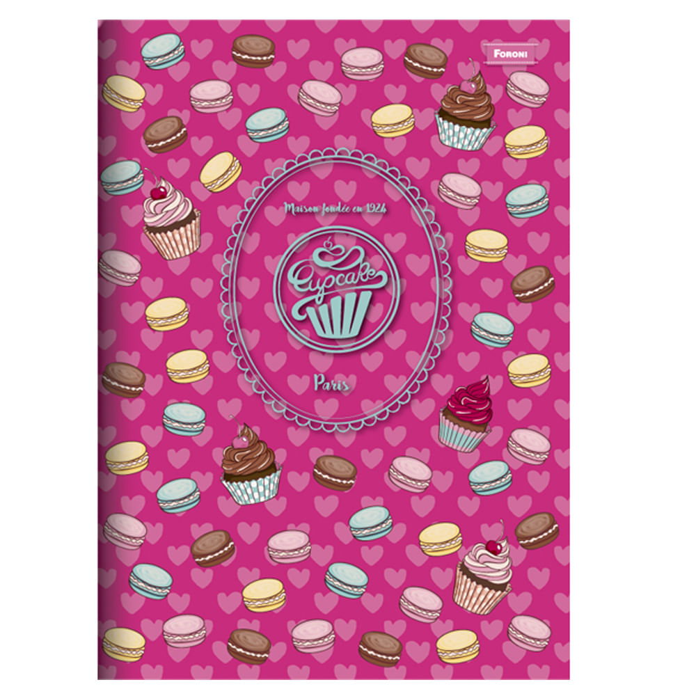 Caderno Brochurão Capa Dura 96 Folhas Foroni Cupcake News Center Online Newscenter 9005