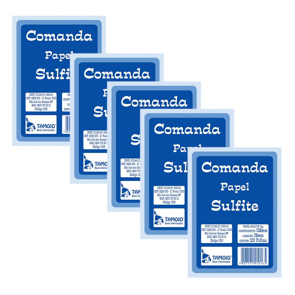 Comanda-de-Papel-Sulfite-78x108mm-com-100-Folhas-PT-20---Tamoio Comanda-de-Papel-Sulfite-78x108mm-com-100-Folhas-PT-20---Tamoio
