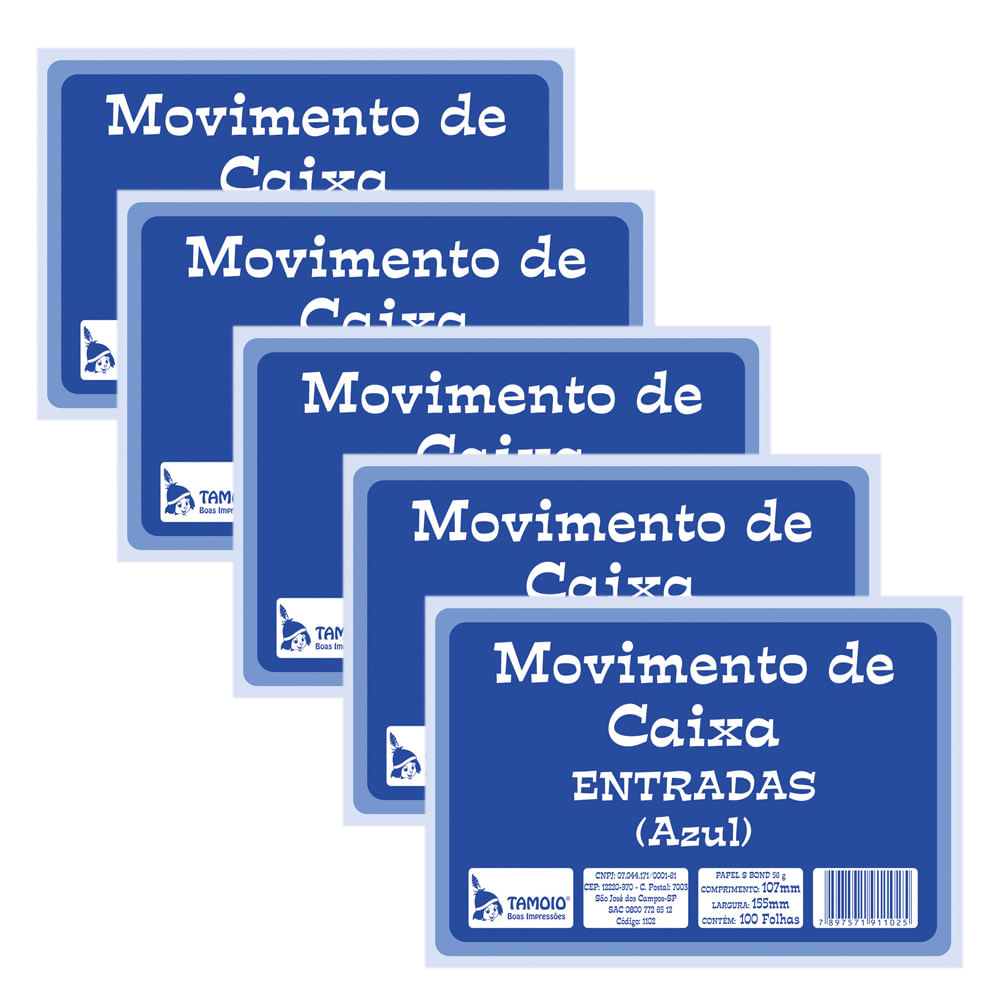 Movimento-de-Caixa-Entradas-Azul-155x107mm-PT-10---Tamoio Movimento-de-Caixa-Entradas-Azul-155x107mm-PT-10---Tamoio