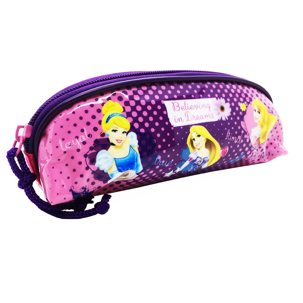 Estojo-Simples-Decorado-Dora-Princesas---Dermiwill Estojo-Simples-Decorado-Dora-Princesas---Dermiwill