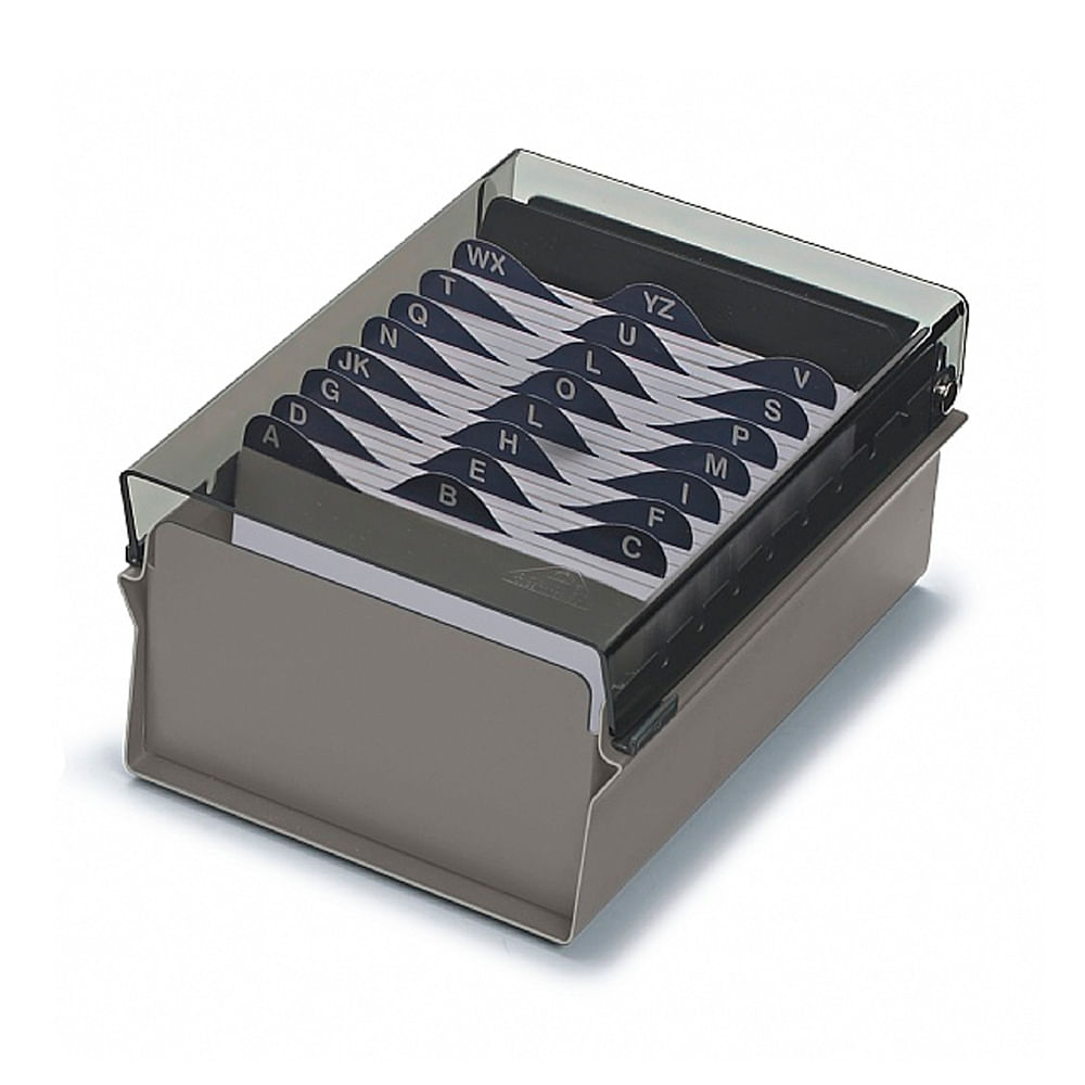 Fichario-para-Fichas-5x8-Fume-Base-Metalica-Acrimet---News-Center-Online Fichario-para-Fichas-5x8-Fume-Base-Metalica-Acrimet---News-Center-Online