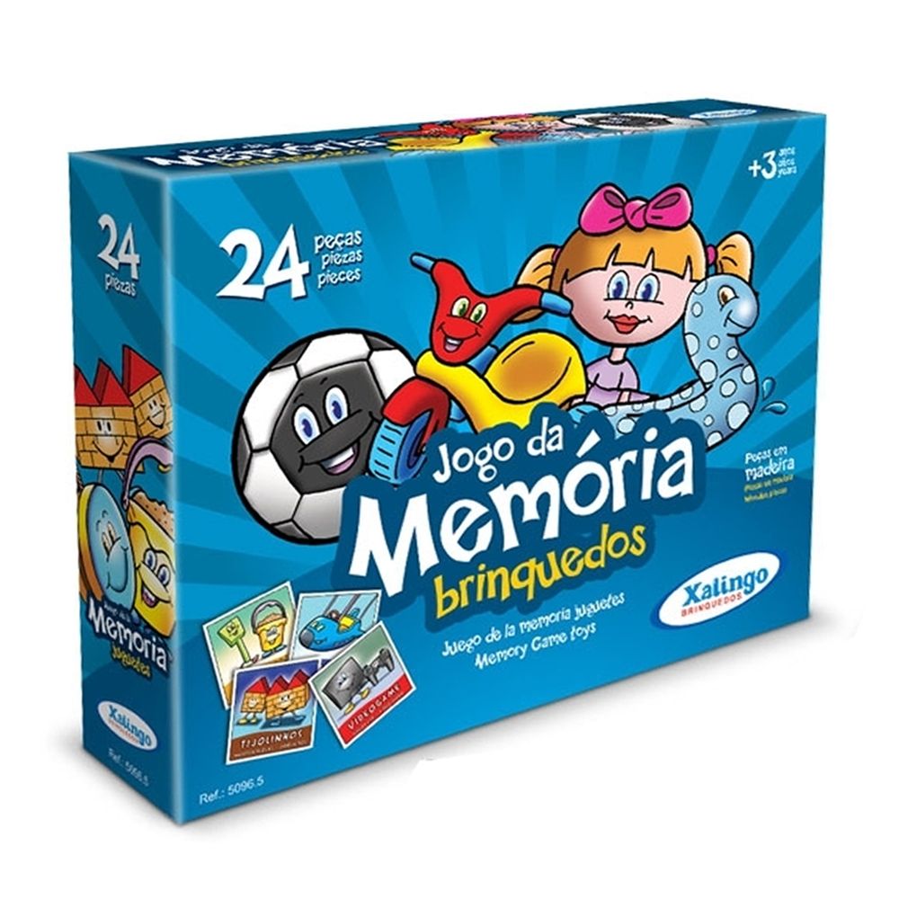 Jogo Da Memoria E Quebra Cabeça Triplo Doki 2163.2 - Xalingo - Jogos de  Memória e Conhecimento - Magazine Luiza