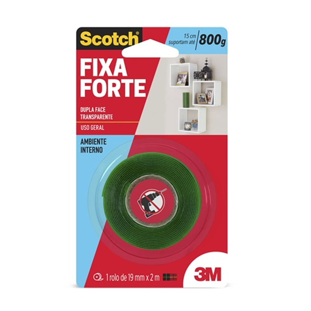 fita-dupla-face-transparente-fixa-forte-19mm-2m-scotch-3m fita-dupla-face-transparente-fixa-forte-19mm-2m-scotch-3m