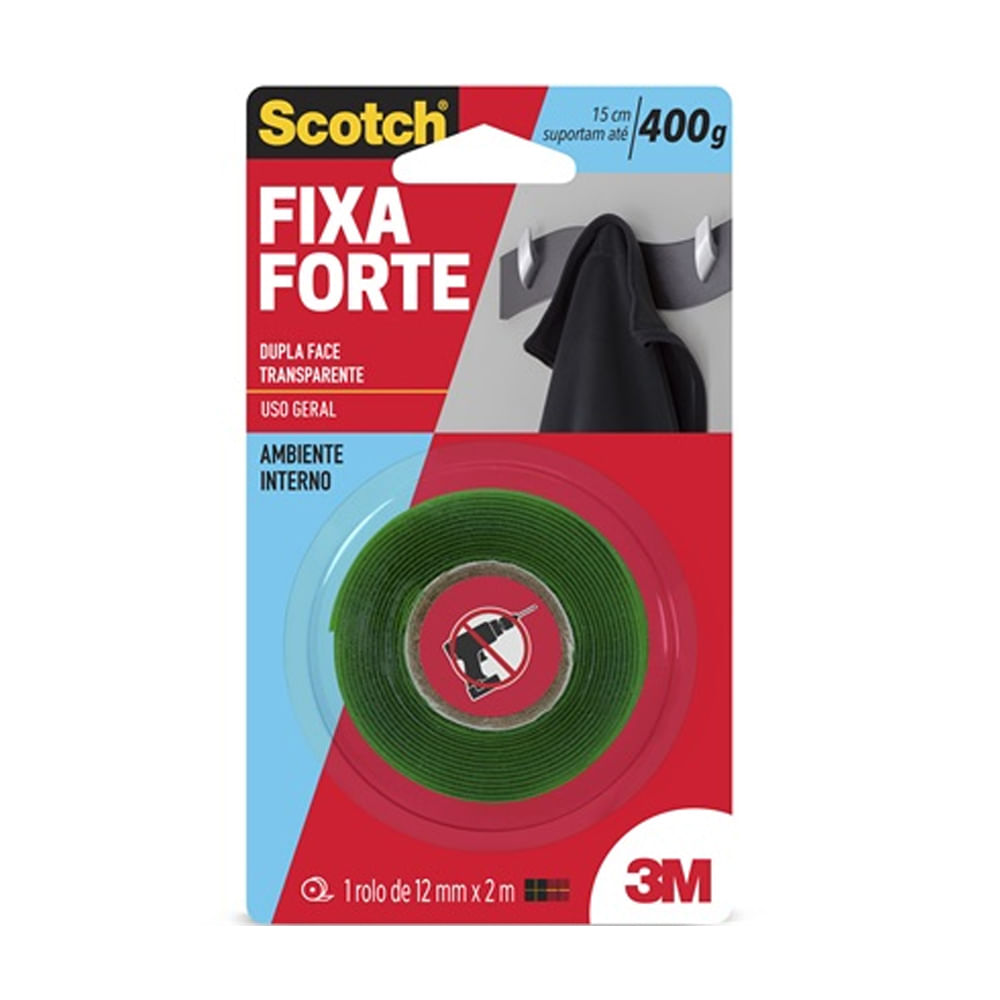 fita-dupla-face-transparente-fixa-forte-12mm-2m-scotch-3m fita-dupla-face-transparente-fixa-forte-12mm-2m-scotch-3m