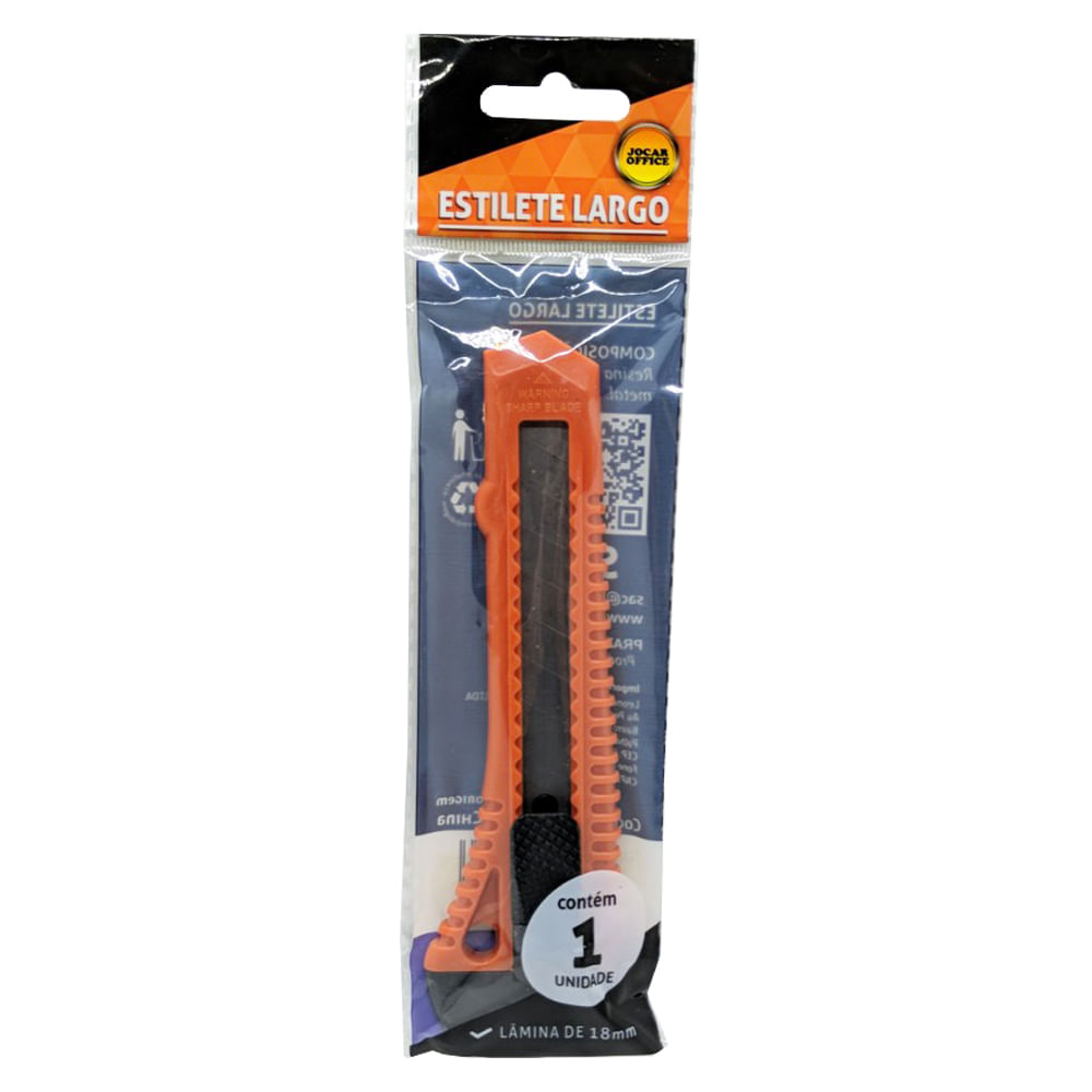 estilete-largo-laranja-jocar-office estilete-largo-laranja-jocar-office