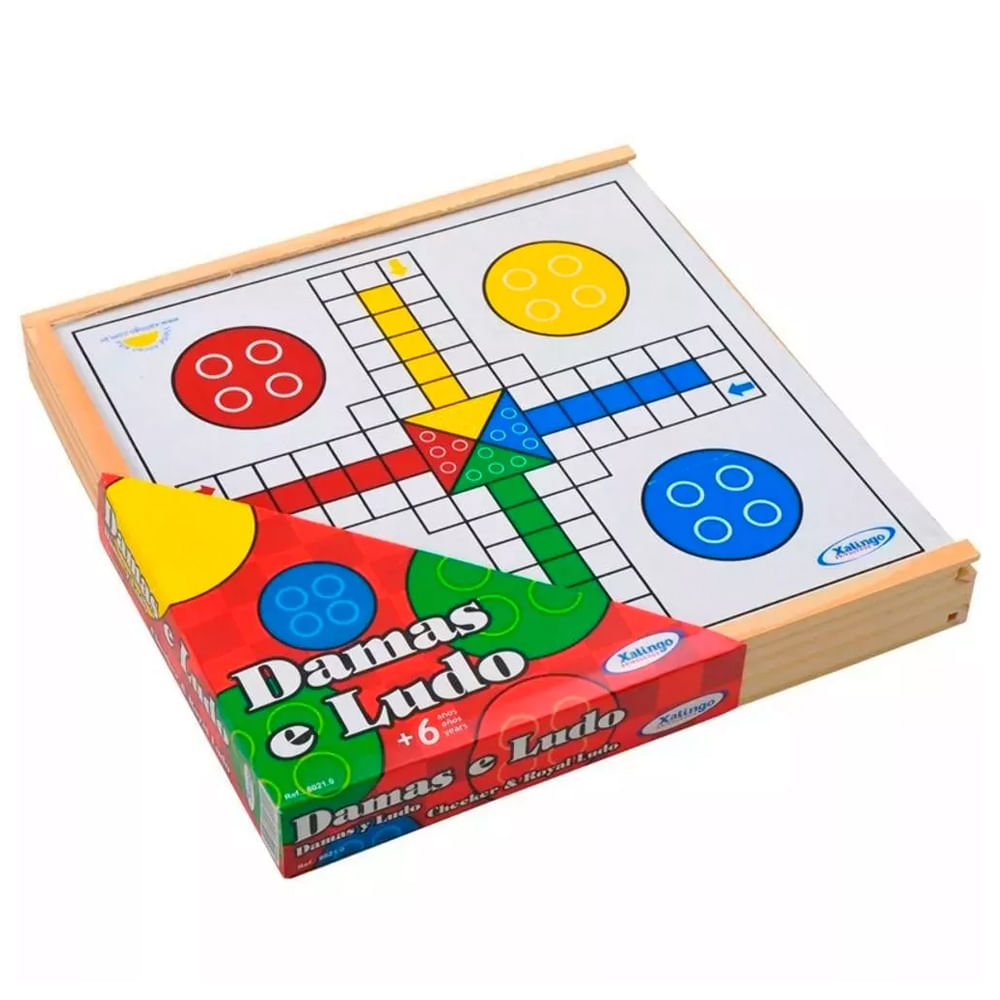 Jogo de Damas e Ludo Xalingo - xalingo