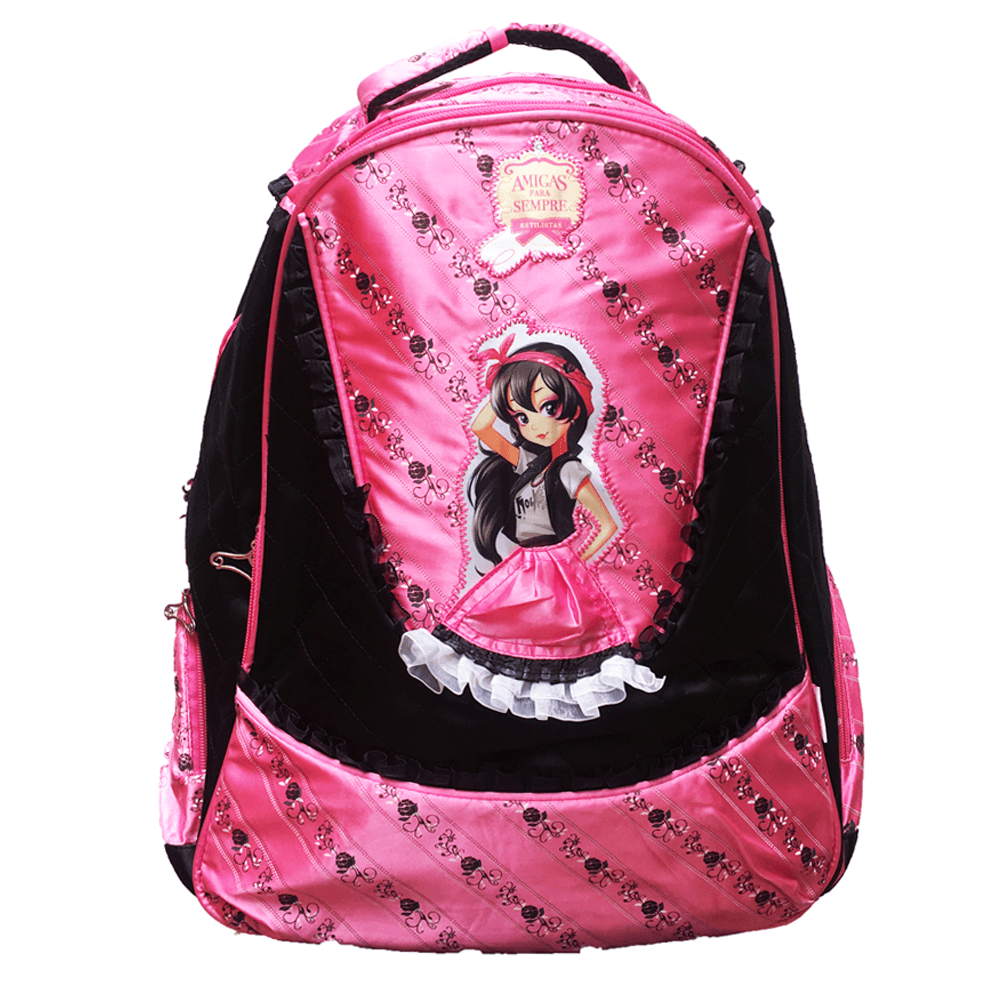 Mochila-Amigas-Para-Sempre-Queen-Bee-Grande---Foroni Mochila-Amigas-Para-Sempre-Queen-Bee-Grande---Foroni