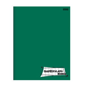 Caderno-Pedagogico-Brochura-C.D.-40-fls-Quadriculado-1x1cm-Verde---Sao-D.-2
