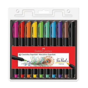 canetinha-supersoft-brush-10-cores-faber-castell