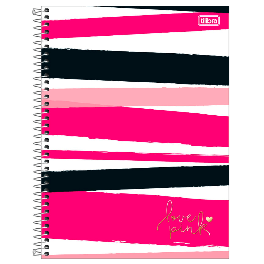 Caderno Universitário 10x1 160 Fls Cd Tilibra Love Pink 3 News Center Online Newscenter 6284