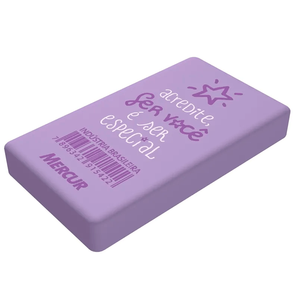 Borracha-Retangular-Color-Lilas---Mercur Borracha-Retangular-Color-Lilas---Mercur