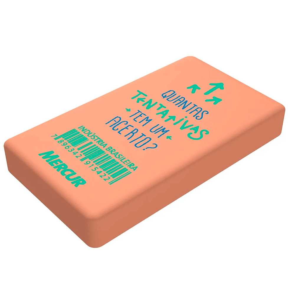 Borracha-Retangular-Color-Laranja---Mercur Borracha-Retangular-Color-Laranja---Mercur