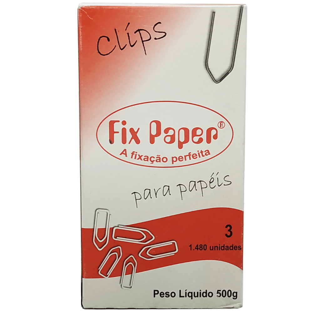 CLIPS--METALICO--3--FIX--PAPER CLIPS--METALICO--3--FIX--PAPER