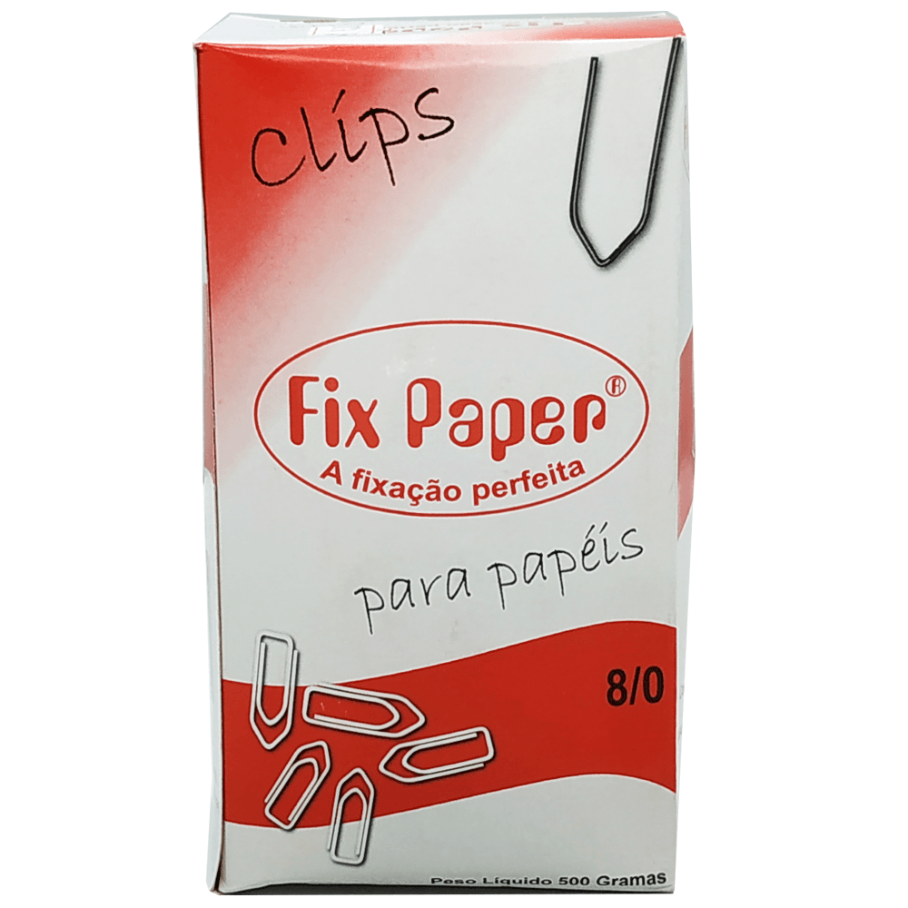 CLIPS--METALICO--80--FIX--PAPER CLIPS--METALICO--80--FIX--PAPER
