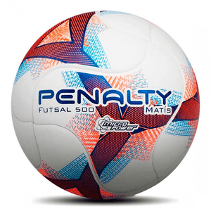 BOLA--PENALTY--MATIS--500--FUTSAL--BRANCA--LARANJA