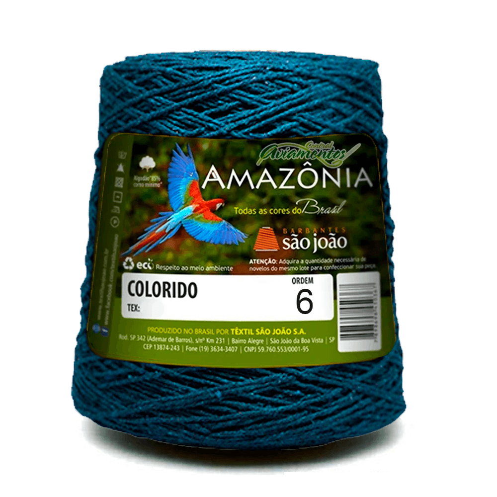 Barbante-Amazonia-Nº-6-com-600g-Sao-Joao---Cor-42-Azul-Petroleo