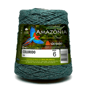 Barbante-Amazonia-Nº-6-com-600g-Sao-Joao---Cor-12-Verde-Musgo