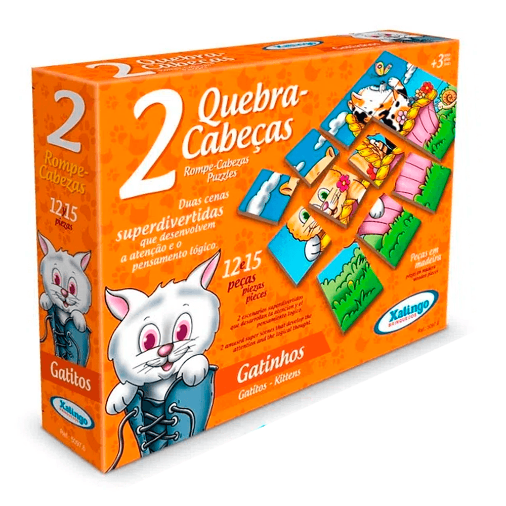 Gatinhos dos Olhos Azuis - Quebra-Cabeça - Geniol