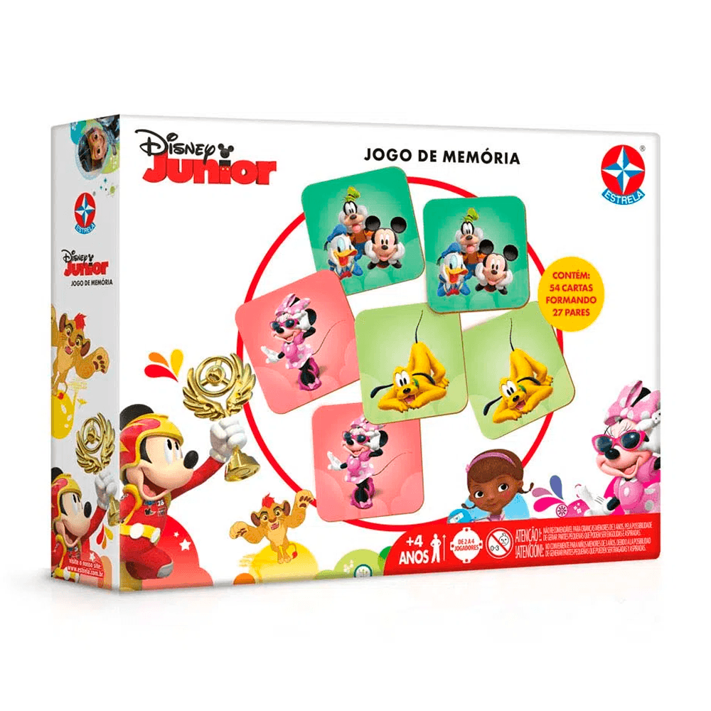 Jogo da Memória Disney Júnior Estrela - News Center Online - newscenter