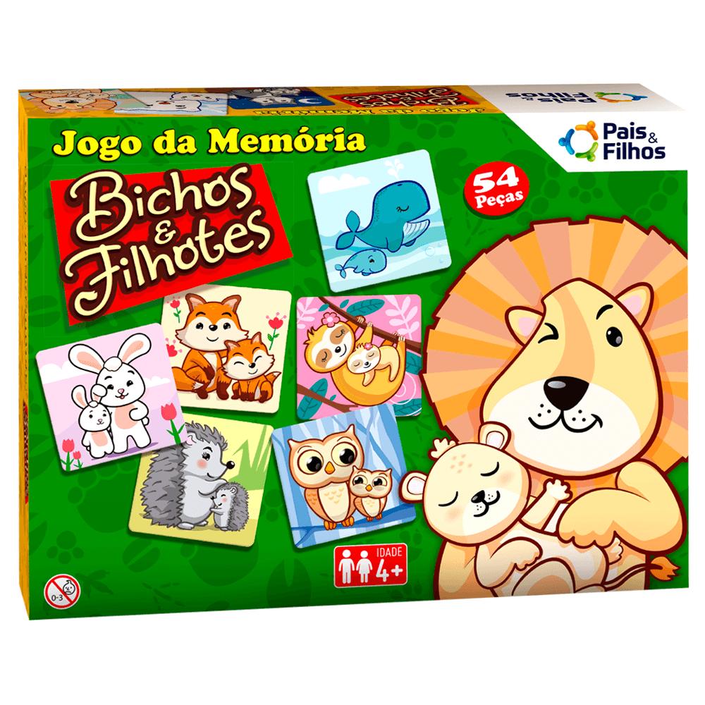 Jogo-da-Memoria-Bichos-e-Filhotes---Pais---Filhos