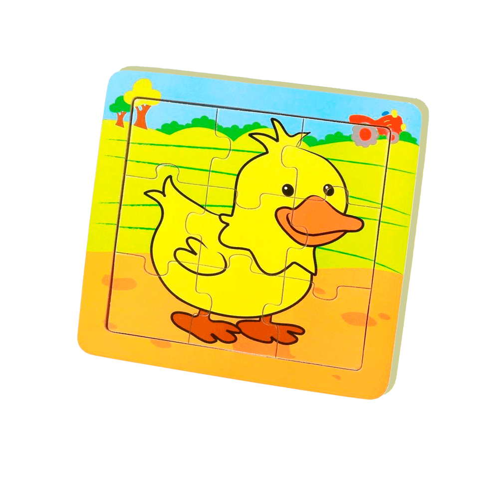 Quebra-Cabeca-9-Pecas-Pato---Dican Quebra-Cabeca-9-Pecas-Pato---Dican