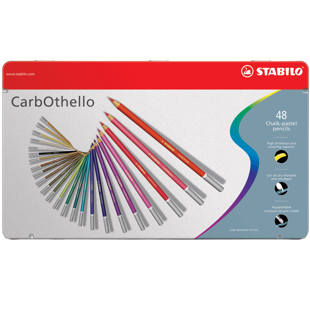 Lapis-de-Cor-Artistico-e-Profissional-Semi-Aquarelavel-48-Cores-Carbothello-Stabilo Lapis-de-Cor-Artistico-e-Profissional-Semi-Aquarelavel-48-Cores-Carbothello-Stabilo
