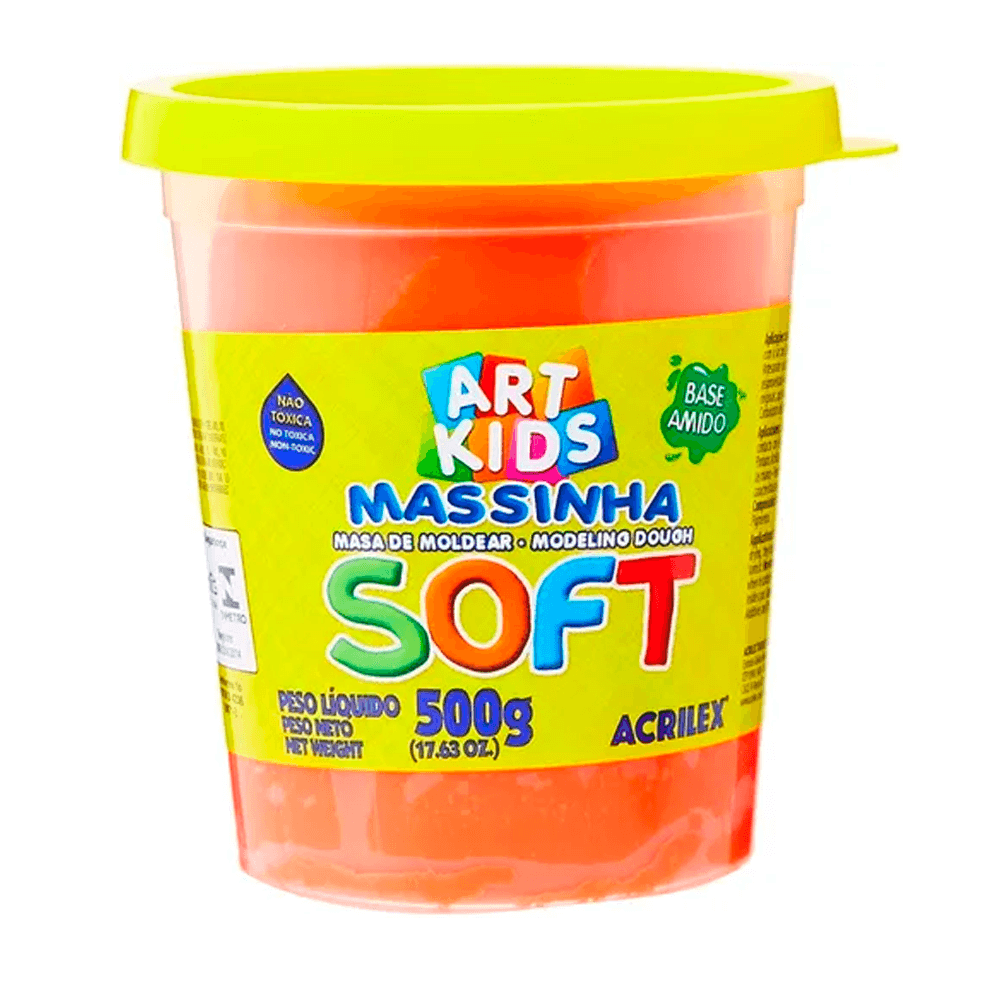 Massa-de-Modelar-Art-Kids-Vermelha-Acrilex Massa-de-Modelar-Art-Kids-Vermelha-Acrilex