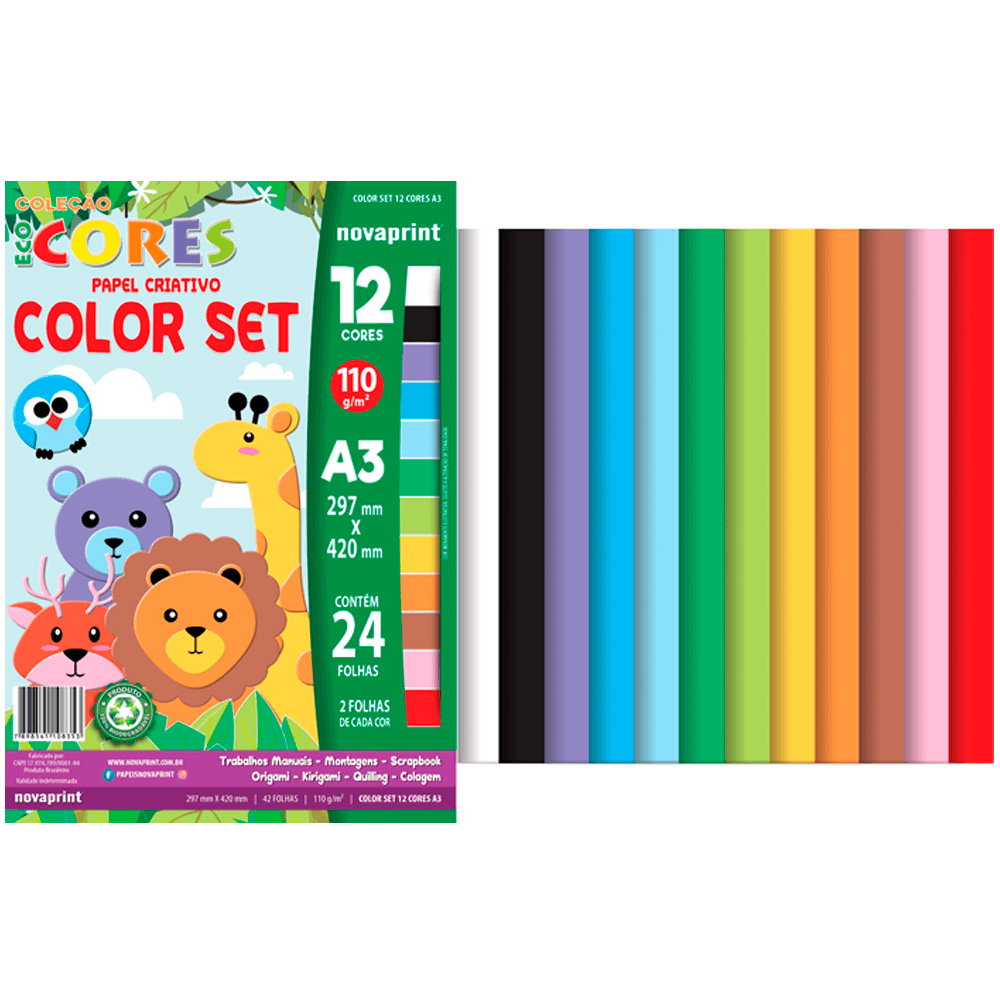Papel-Criativo-Color-Set-A3-Novaprint Papel-Criativo-Color-Set-A3-Novaprint