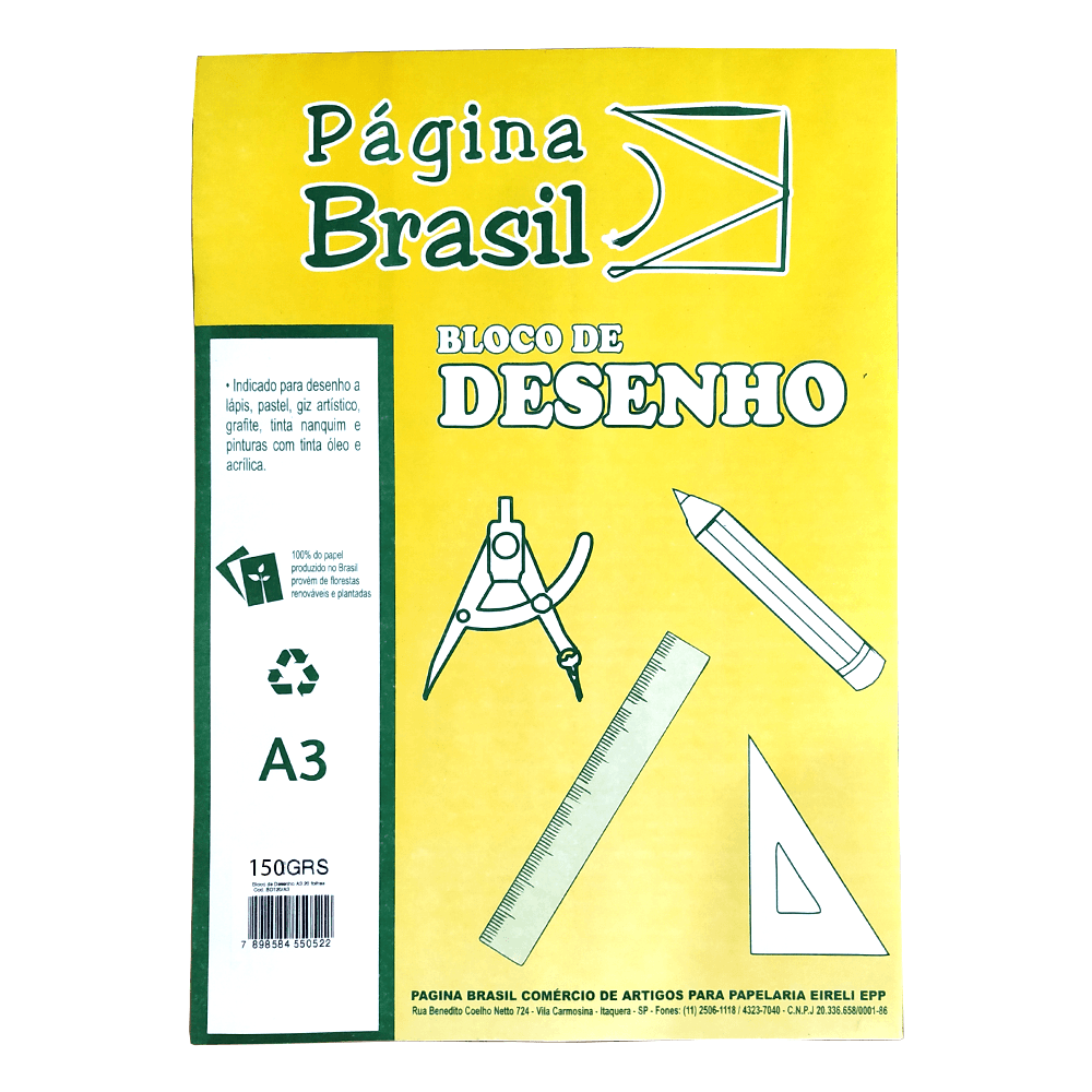 Bloco-de-Desenho-A3-150grs-Pagina-Brasil Bloco-de-Desenho-A3-150grs-Pagina-Brasil