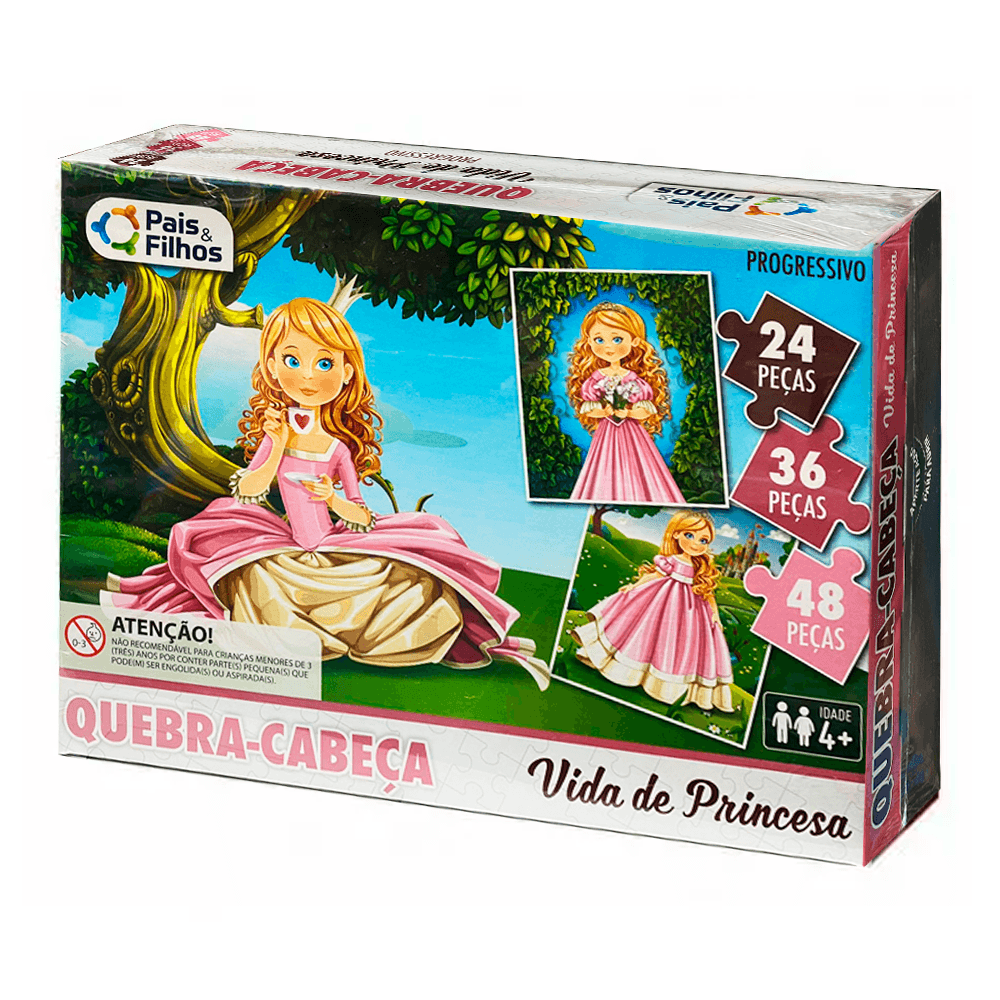 QUEBRA-CABEÇA 100 PÇS - PRINCESAS