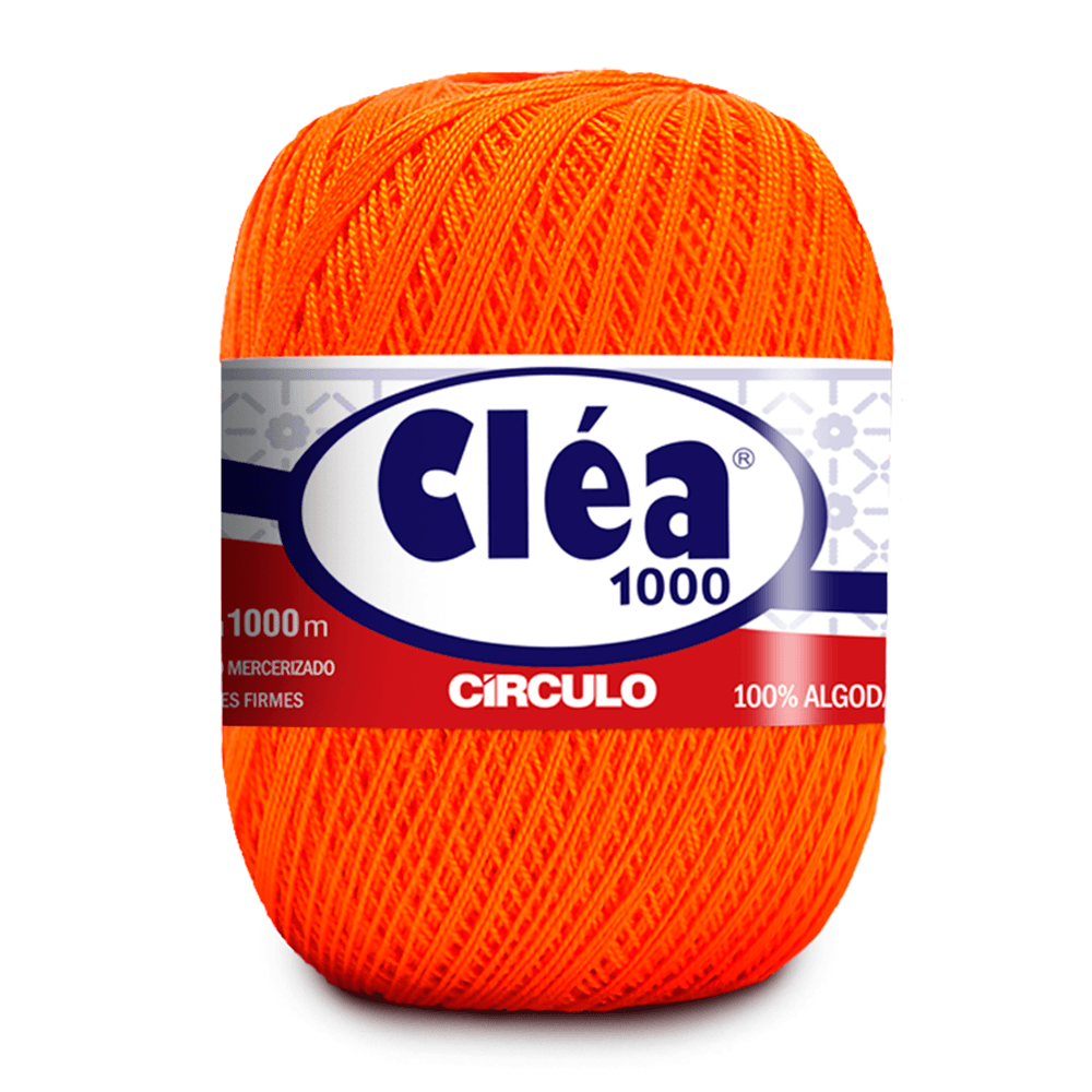 Linha-para-Croche-c-1000m-Clea---Cor-4445-Tangerina