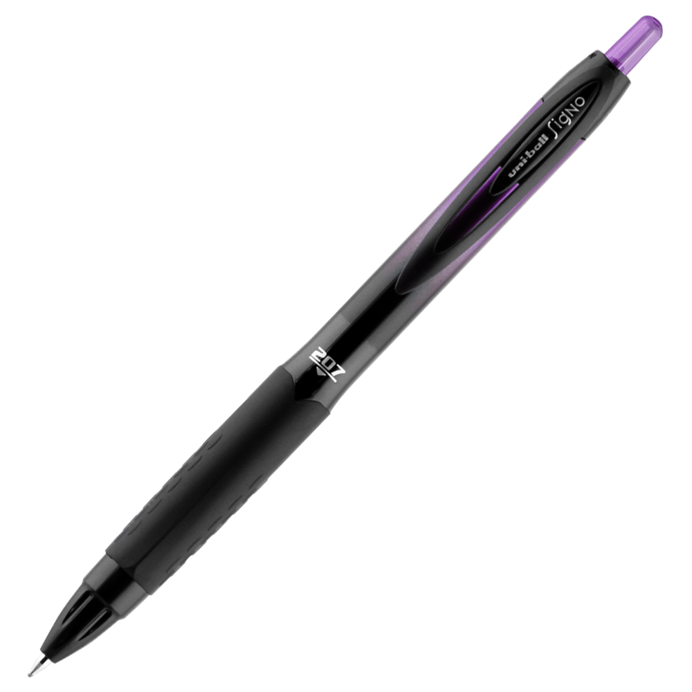 Caneta-Gel-Signo-207-Violeta-Escuro---Uni-Ball Caneta-Gel-Signo-207-Violeta-Escuro---Uni-Ball