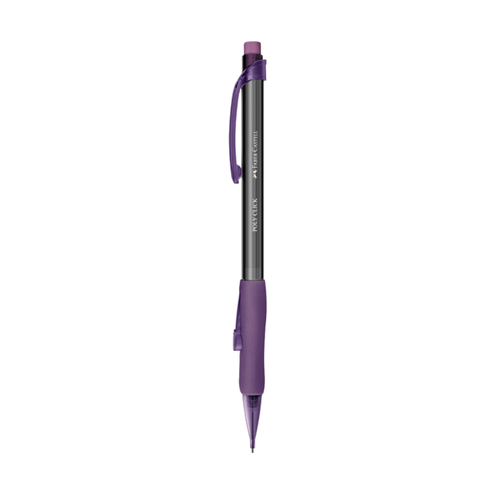 LAPISEIRA-POLY-CLICK-0.5-MM-ROXO---FABER-CASTELL LAPISEIRA-POLY-CLICK-0.5-MM-ROXO---FABER-CASTELL
