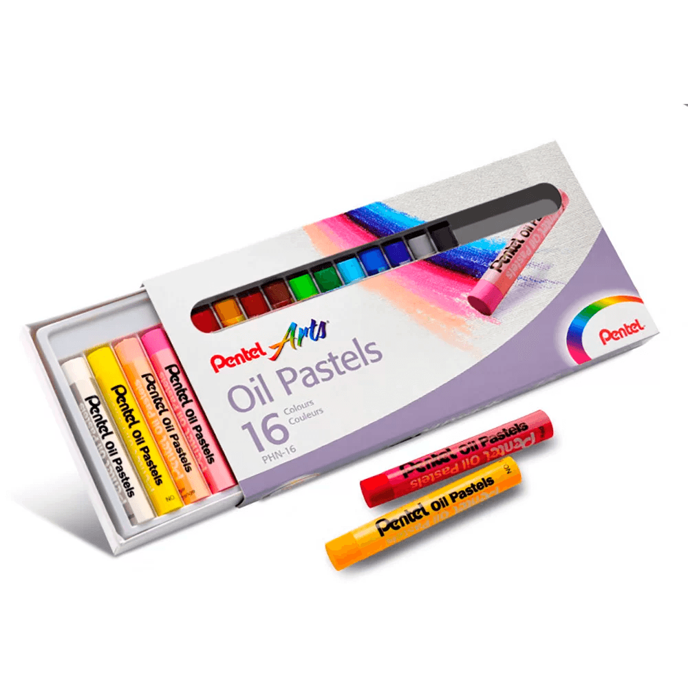 Giz-Pastel-Oleoso-16-Cores---Pentel Giz-Pastel-Oleoso-16-Cores---Pentel