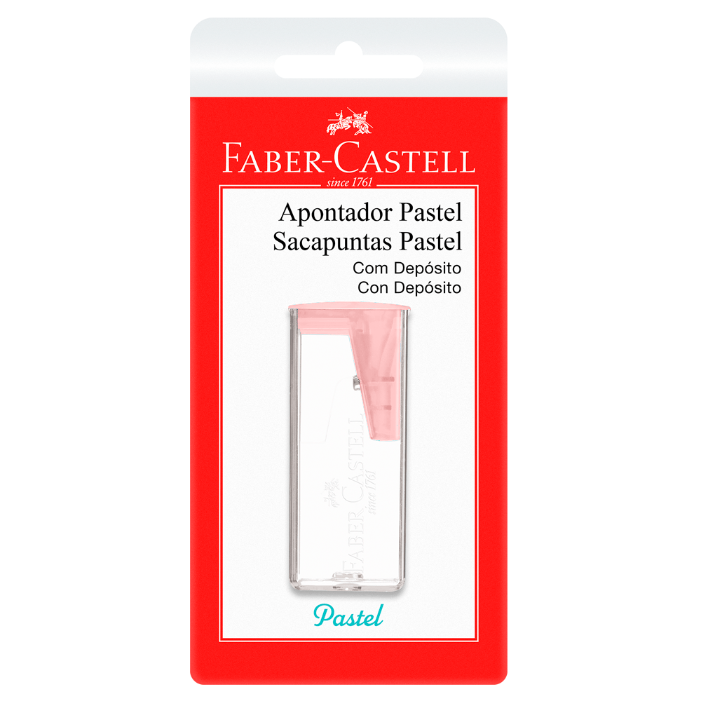 Apontador-com-Deposito-Rosa-Pastel---Faber-Castell Apontador-com-Deposito-Rosa-Pastel---Faber-Castell