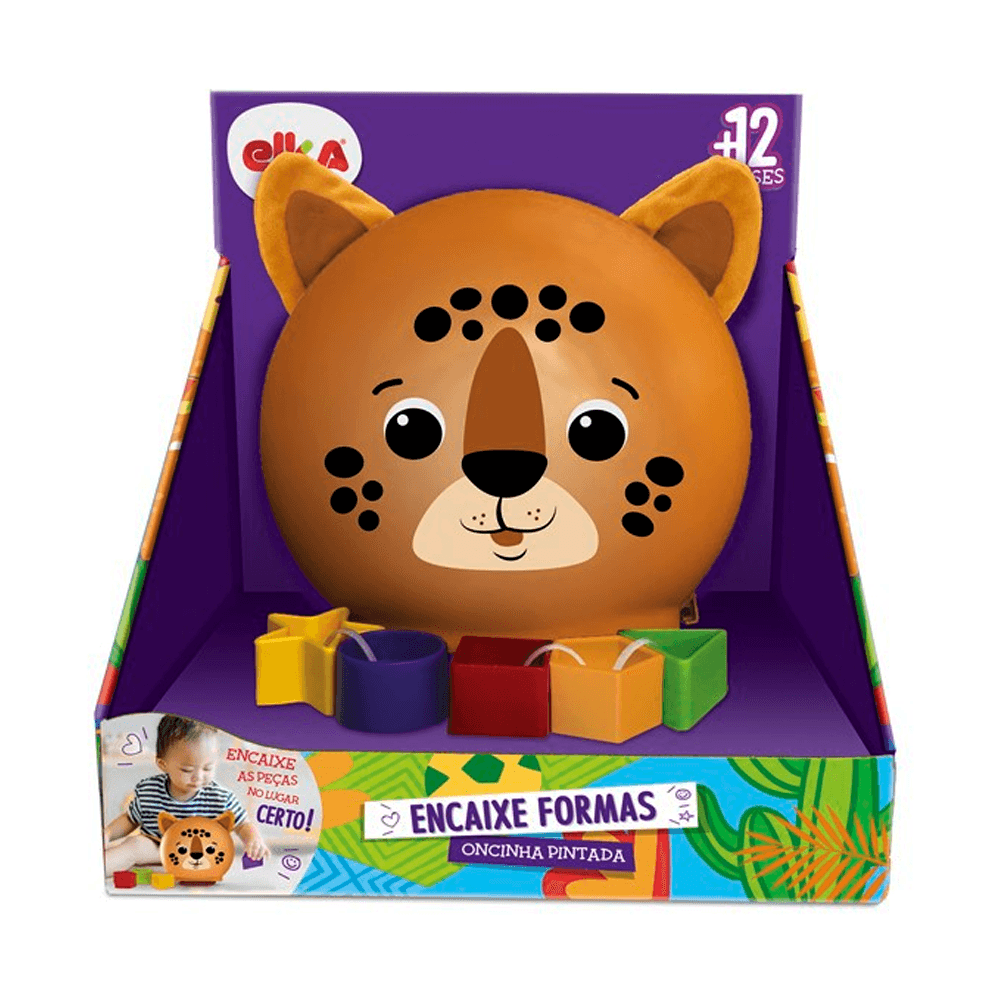 Encaixe-Formas-Oncinha-Pintada---Elka Encaixe-Formas-Oncinha-Pintada---Elka