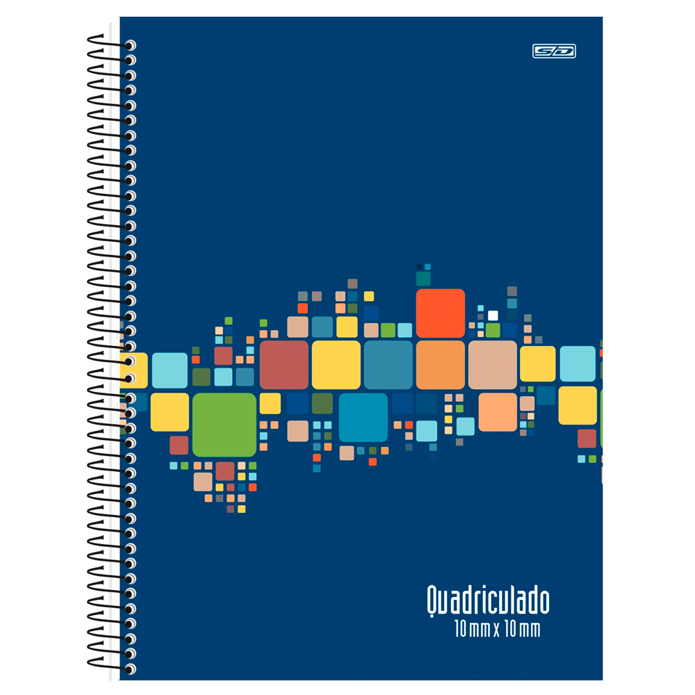 Caderno-Pedagogico-C.D.-80-Fls-Quadriculado-1x1cm-Azul---Sao-Domingos