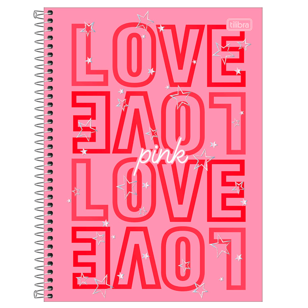 Caderno-Universitario-1x1-80-fls-C.D.-Tilibra---Pink-Love-4 Caderno-Universitario-1x1-80-fls-C.D.-Tilibra---Pink-Love-4