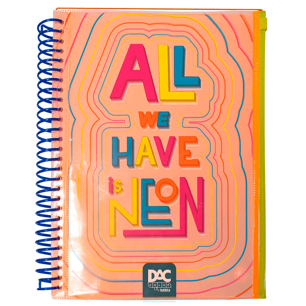 Caderno-Universitario-Malote-Zip-10x1-160-Fls.-Dac---Bubble-Laranja Caderno-Universitario-Malote-Zip-10x1-160-Fls.-Dac---Bubble-Laranja