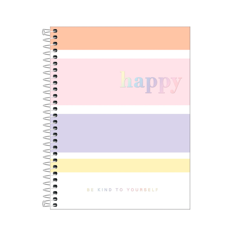 Caderno-Colegial-1x1-80-Fls-C.D.-Tilibra---Happy-Color-2 Caderno-Colegial-1x1-80-Fls-C.D.-Tilibra---Happy-Color-2
