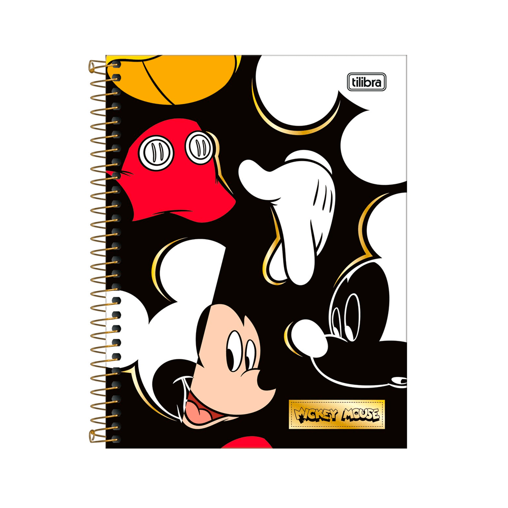 Caderno-Colegial-1x1-80-Fls-C.D.-Tilibra---Mickey-2 Caderno-Colegial-1x1-80-Fls-C.D.-Tilibra---Mickey-2