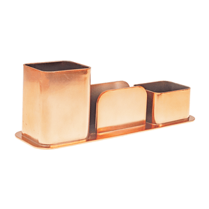Porta-Canetas-Clips-e-Lembrete-Rose-Gold