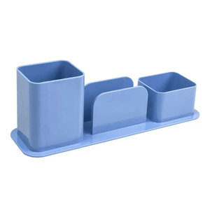 Porta-Canetas-Clips-e-Lembrete-DelloColor-Azul-Claro