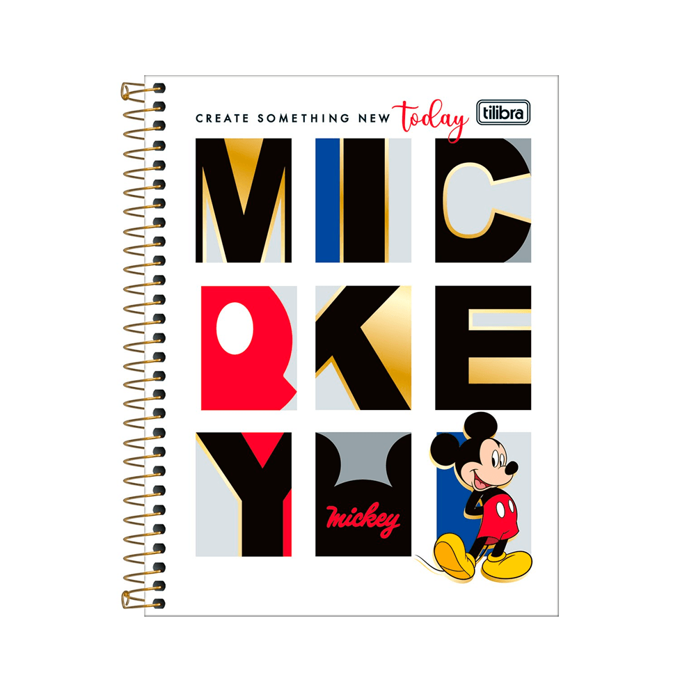 Caderno-Colegial-10x1-160-Fls-C.D.-Tilibra---Mickey-1 Caderno-Colegial-10x1-160-Fls-C.D.-Tilibra---Mickey-1