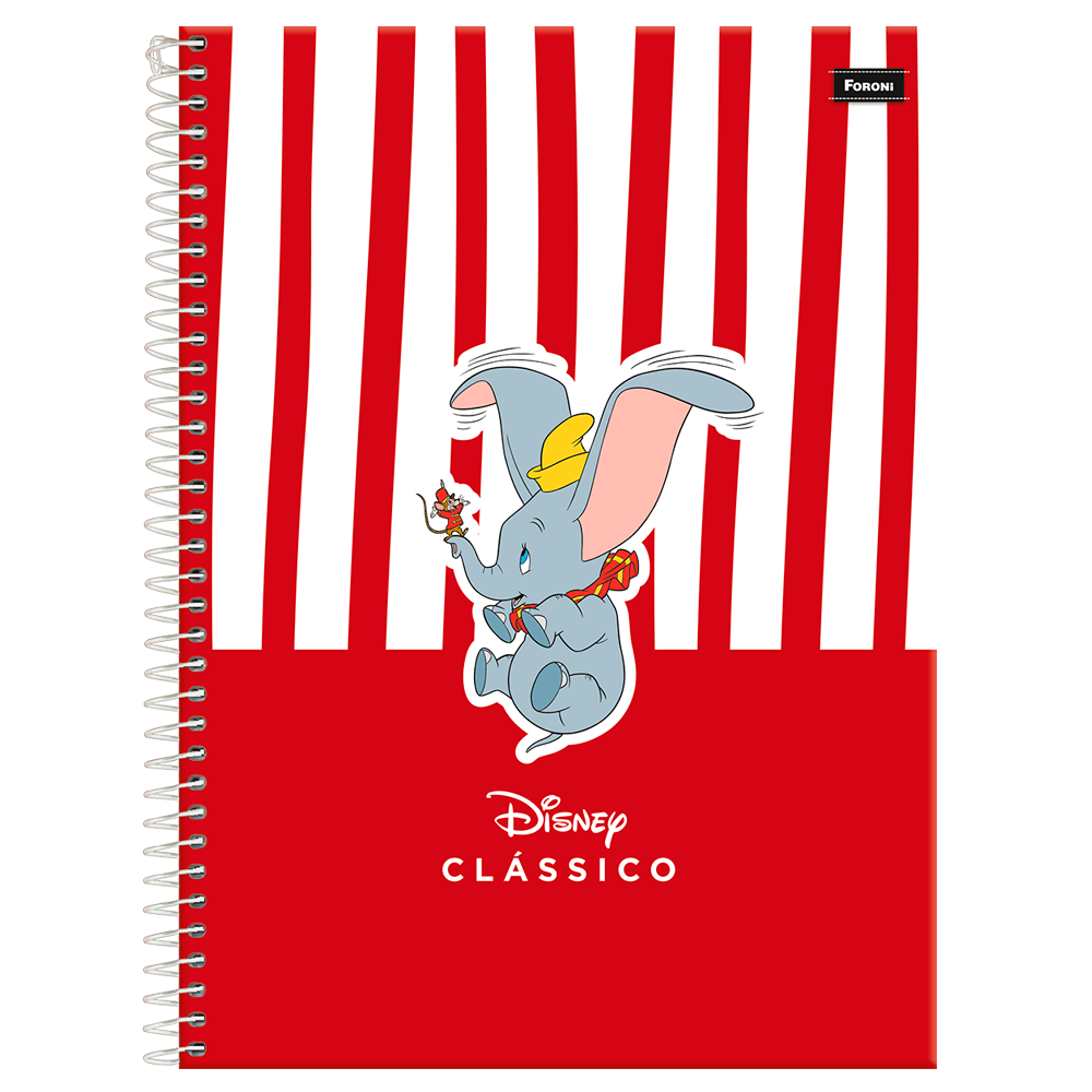 Caderno universitário capa dura, 10x1, 160 folhas, A Dama e o