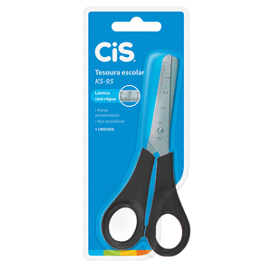 Tesoura-Escolar-com-Regua-KS-95-Preta---CiS