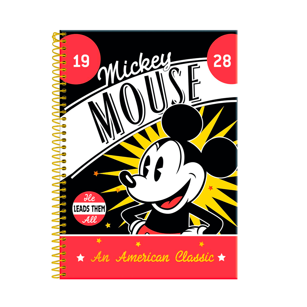 Caderno-14-80-Fls-C.D.-Foroni---Mickey-Vintage-4 Caderno-14-80-Fls-C.D.-Foroni---Mickey-Vintage-4